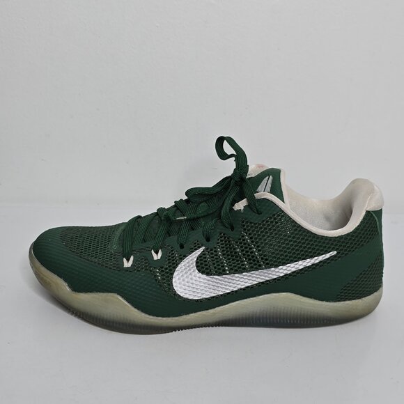 Nike Kobe 11 TB Gorge Green Metallic Silver Mens 10 856485  Nike Kobe 11 TB Gorge Green Metallic Silver Mens 10 856485-331 Sneakers FLAWS